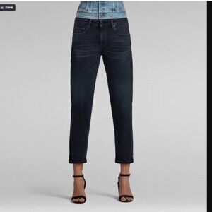 Like New - G-Raw Kate Boyfriend Jeans 29/32 - color "black" indigo